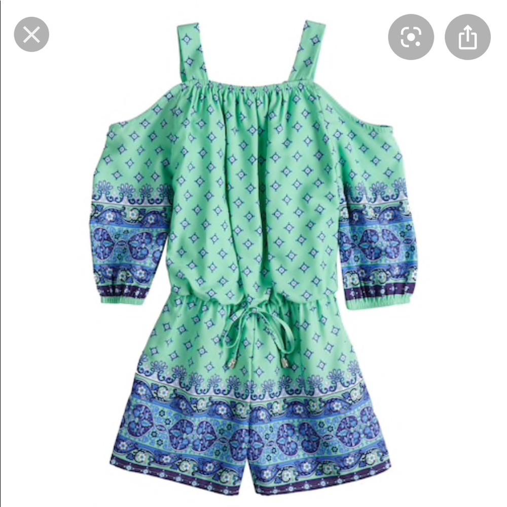 My michelle cold shoulder romper